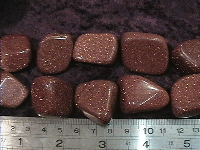 Tumbled Stone - Goldstone